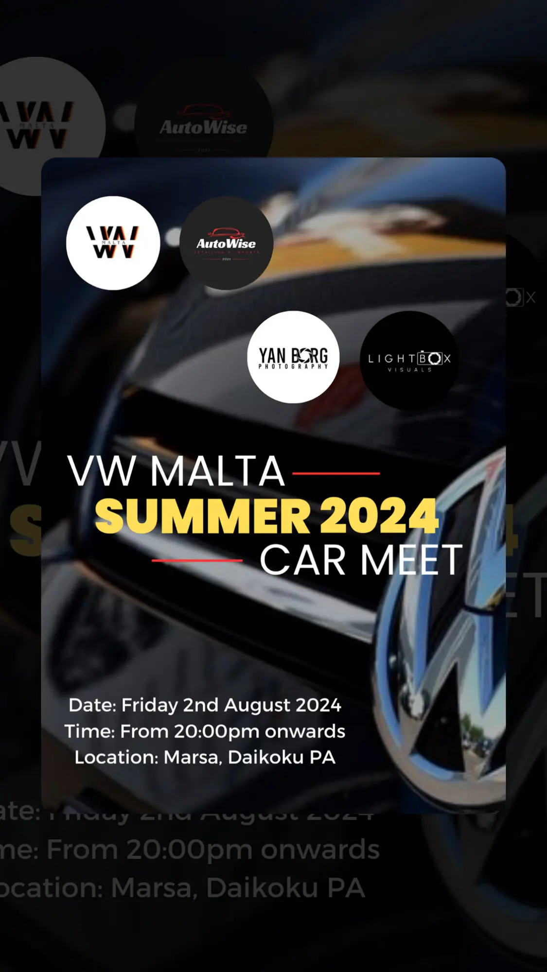 VW_Malta Summer 2024 Car Meet