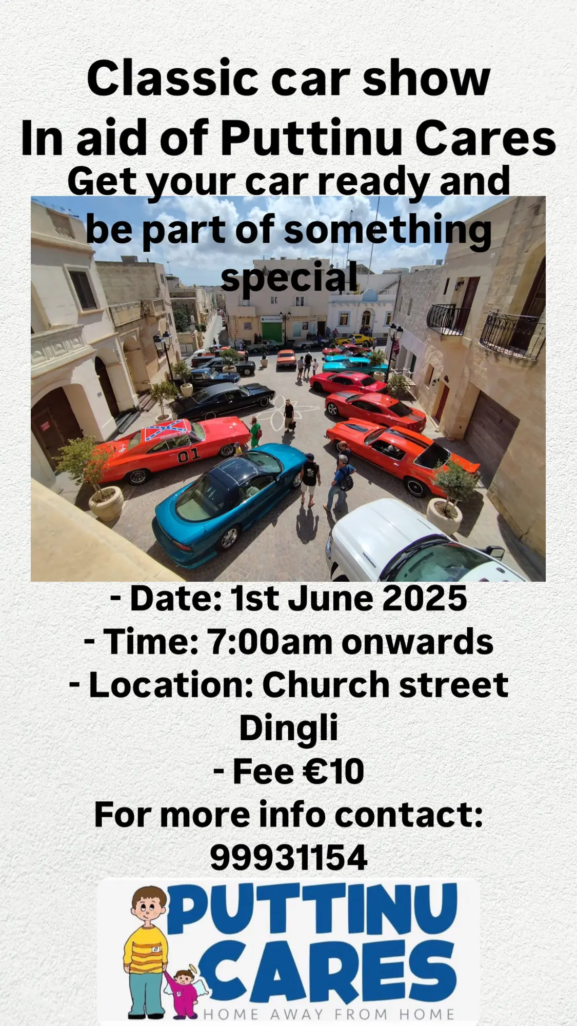 Classic car show in aid of Puttinu Cares
