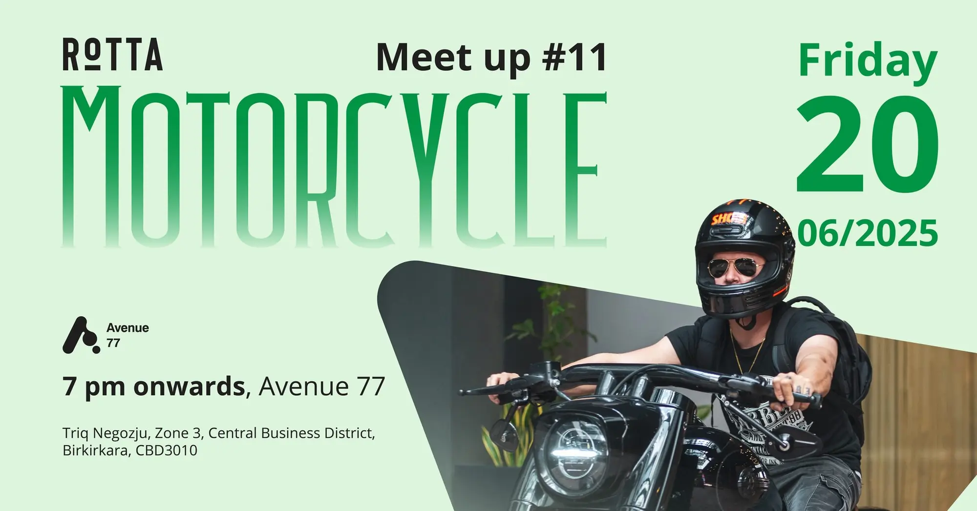 Rotta Motorcycle Meet Up #11 at Avenue 77