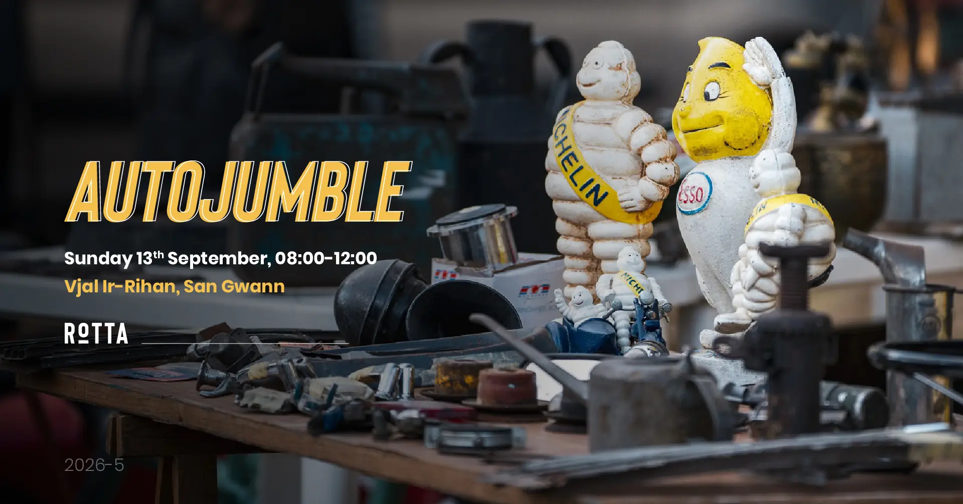Rotta Autojumble 13-09-2026