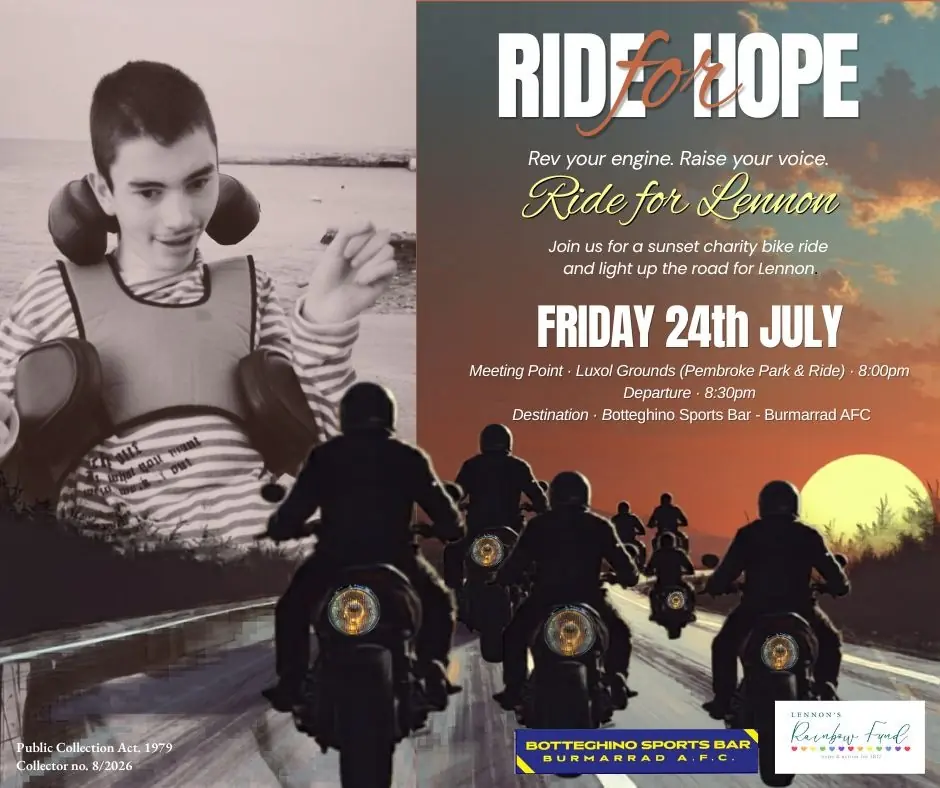 Sunset Bike Ride for Lennon