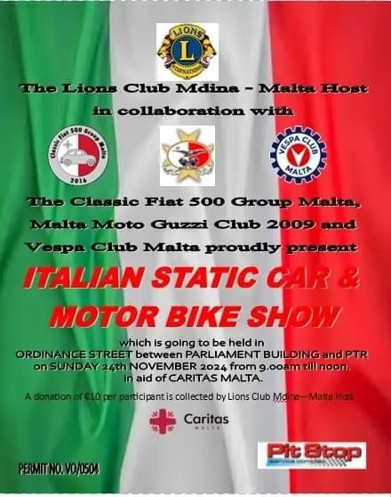 Italian Static Car and Motorbike Show
