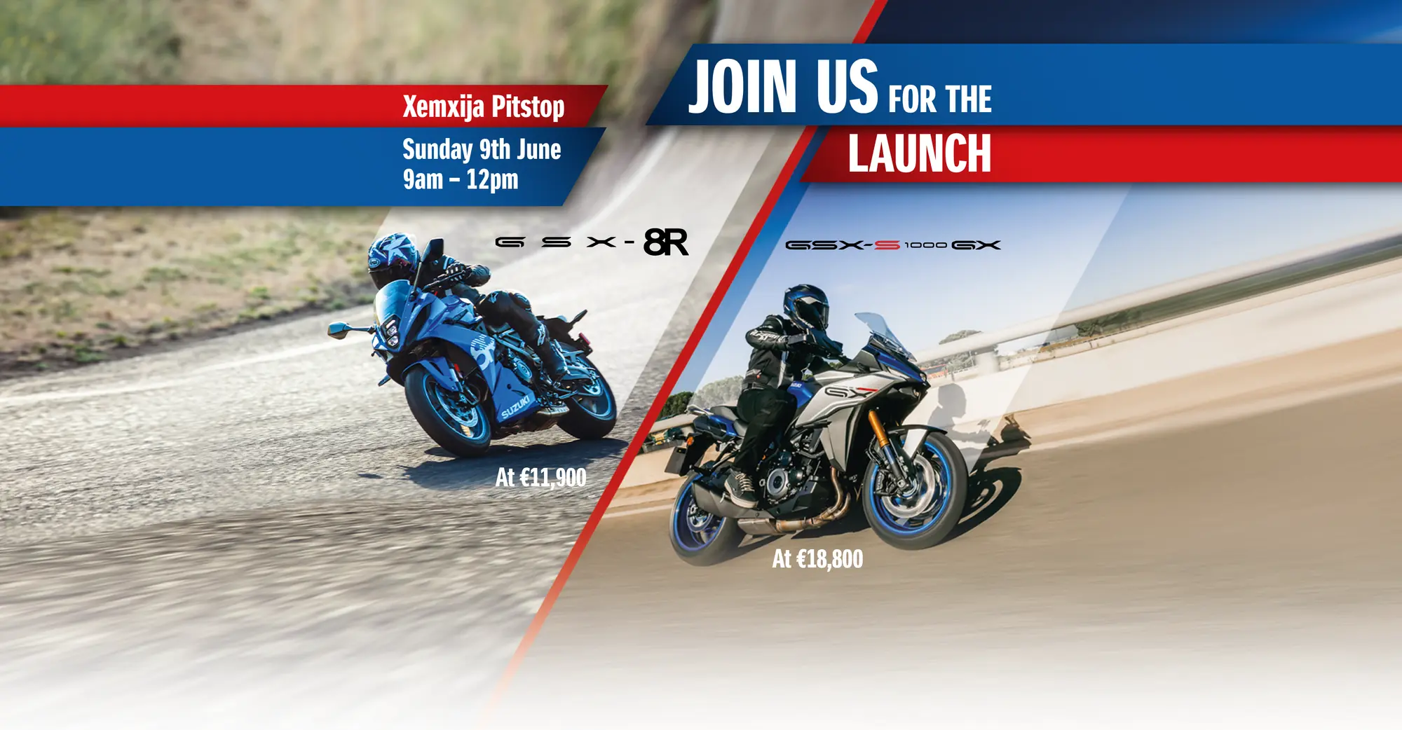 Suzuki Launch GSX-8R / GSXS-1000GX
