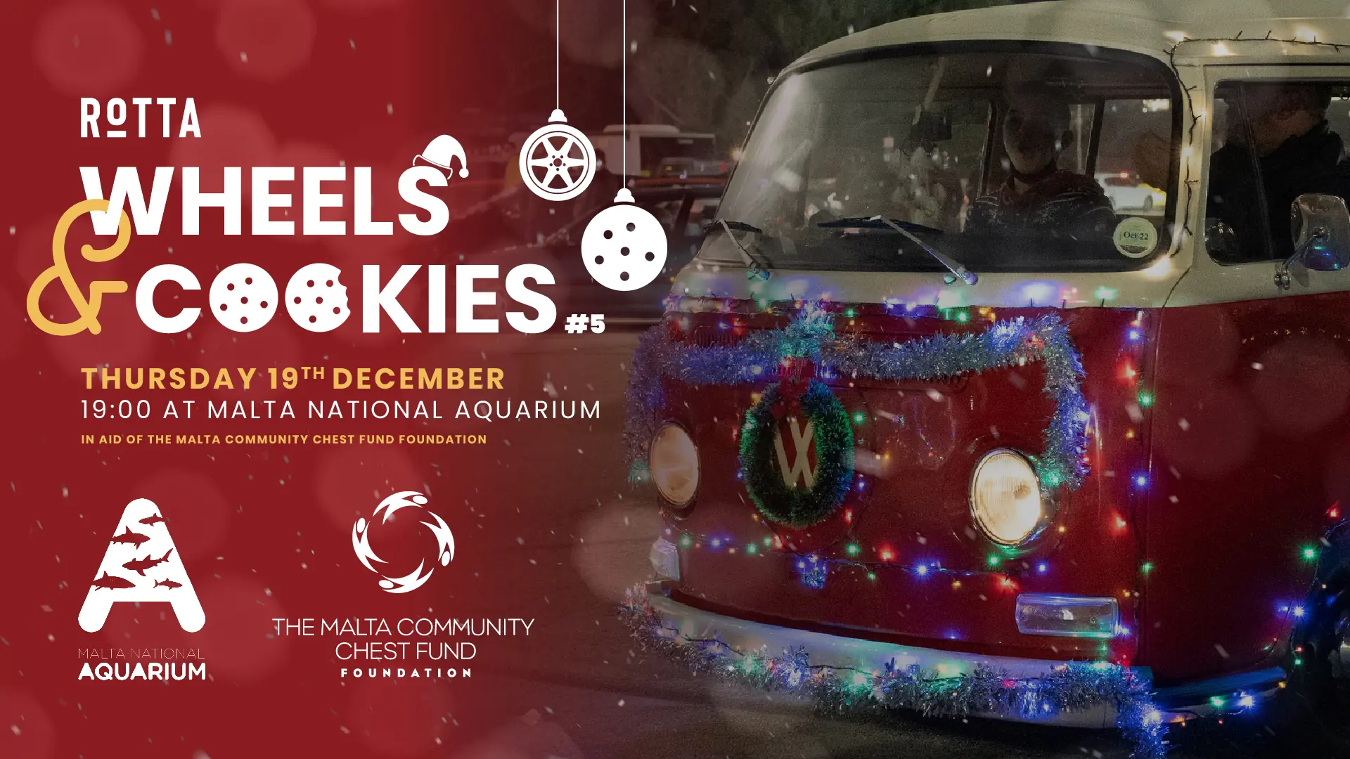 Wheels & Cookies #5 at the Malta National Aquarium