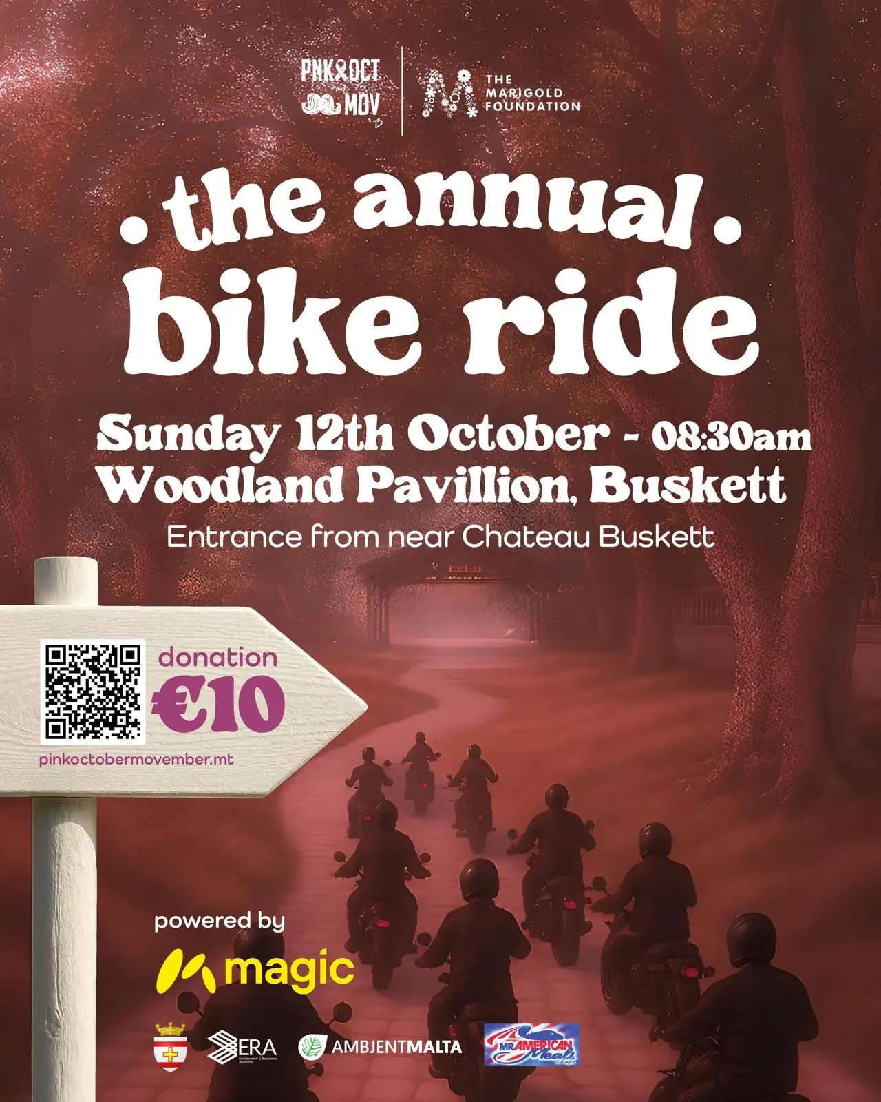 The Annual Pink Oct-Mov 2025 Bike Ride