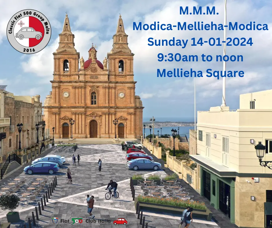 MMM Modica Mellieha Modica - Classic Fiat 500 Meet