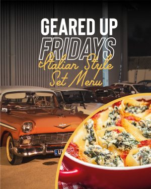 Geared Up Fridays - Italian Style Set Menu